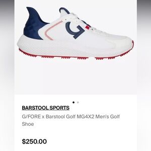 G/FORE x Barstool Exclusive Golf MG4X2 Men's Golf Shoe 9.5 US 42.5 EUR Pre Owned